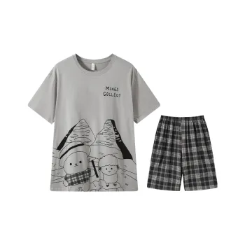 William Pajama Set Men's 100% Cotton Men's