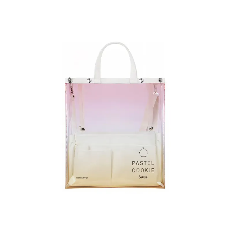 KOKUYO PVC Tote Bag Shopping Bag Shoulder Bags Handbags Regular Unisex Multicolor-8