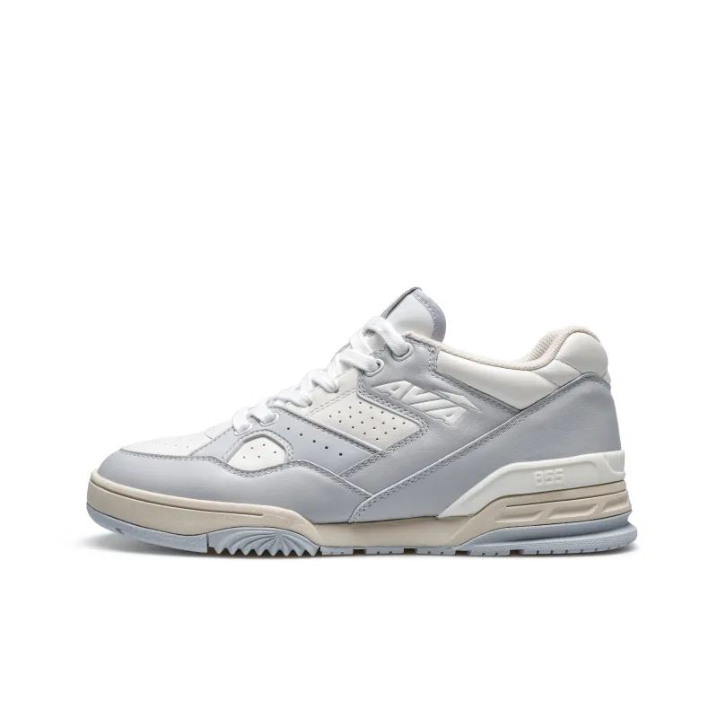 AVIA 855L Series Slip Resistant Cushioning Wear Resistant Low Top Vintage Basketball Shoes Men's White Gray-0