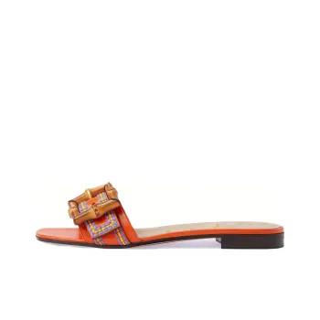 GUCCI Cosmogonie Strap Sandals Women's Orange