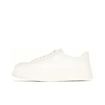 JIL SANDER Low Top Platform Shoes Women's White
