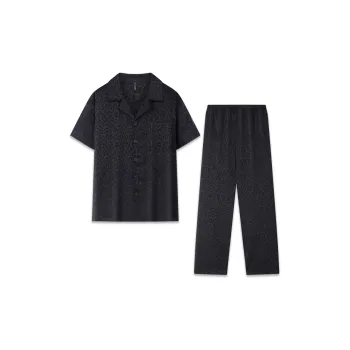 Good Fortune Pajama Set Men's Black