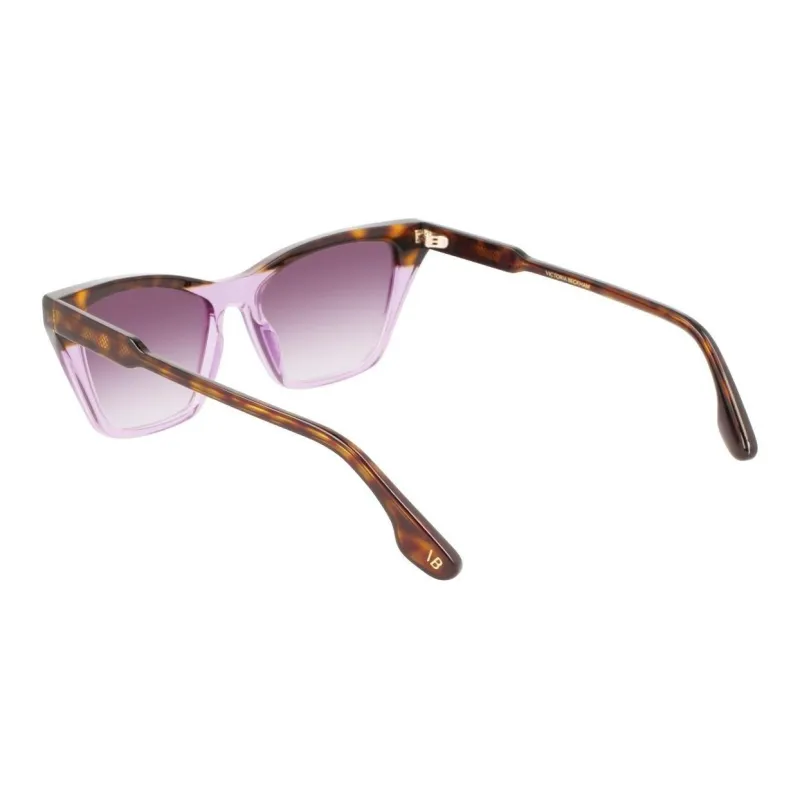 Victoria Beckham Acetate Irregular Shape Sunglasses Unisex Tortoiseshell-3