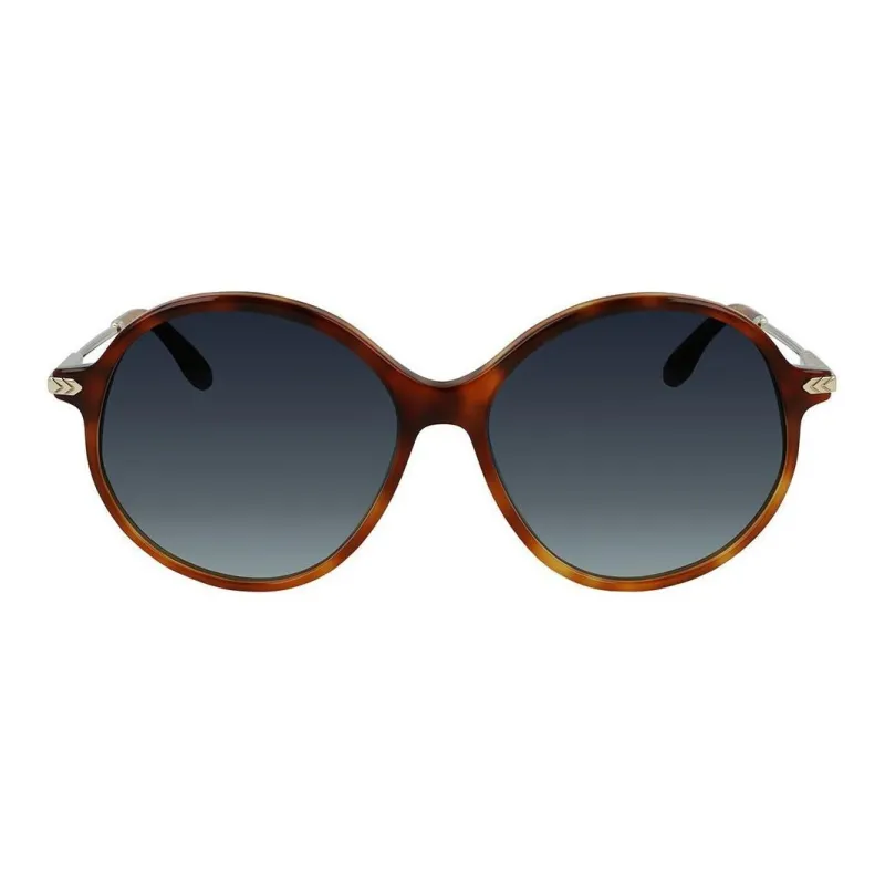 Victoria Beckham Round Sunglasses Women's Tortoiseshell-1