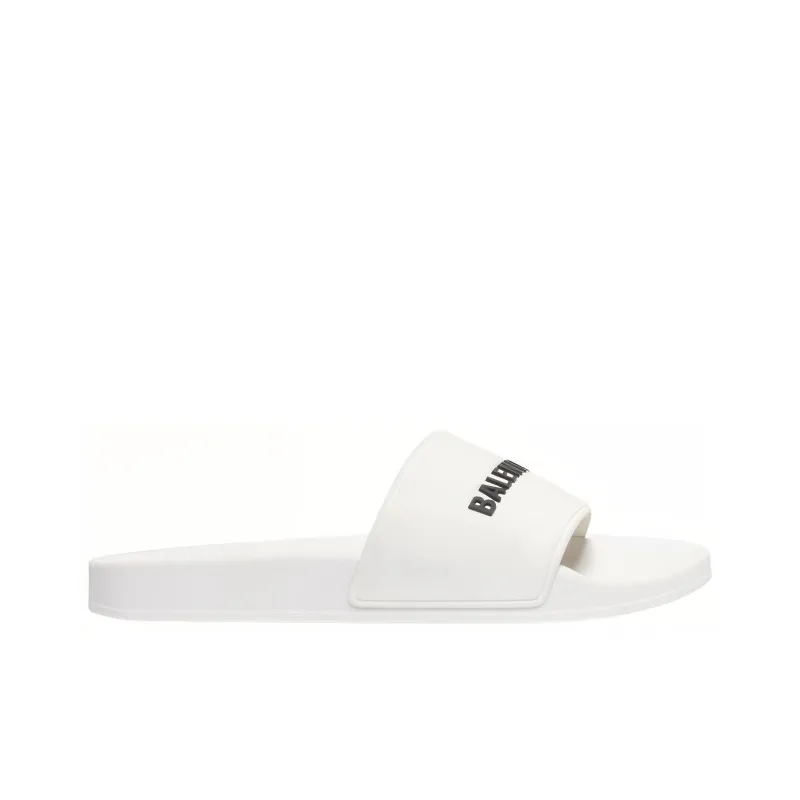 Balenciaga Pool Slides 'White'-1
