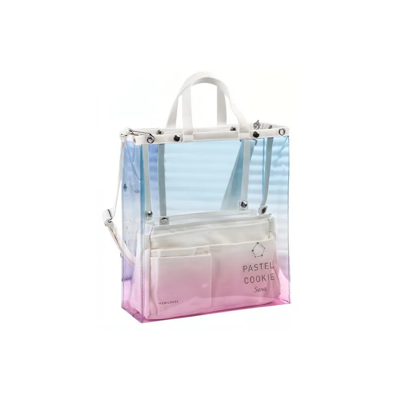 KOKUYO PVC Tote Bag Shopping Bag Shoulder Bags Handbags Regular Unisex Multicolor-15