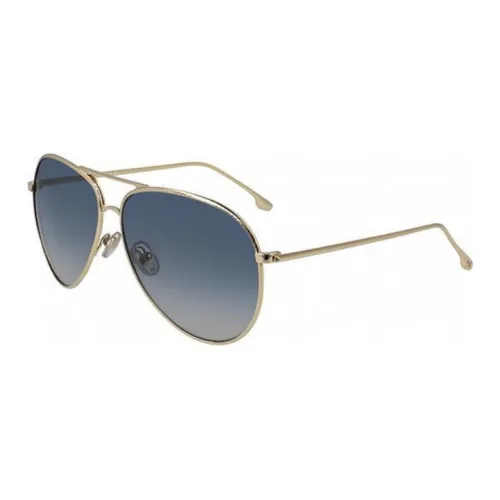 Victoria Beckham Aviator Sunglasses Women's Gold