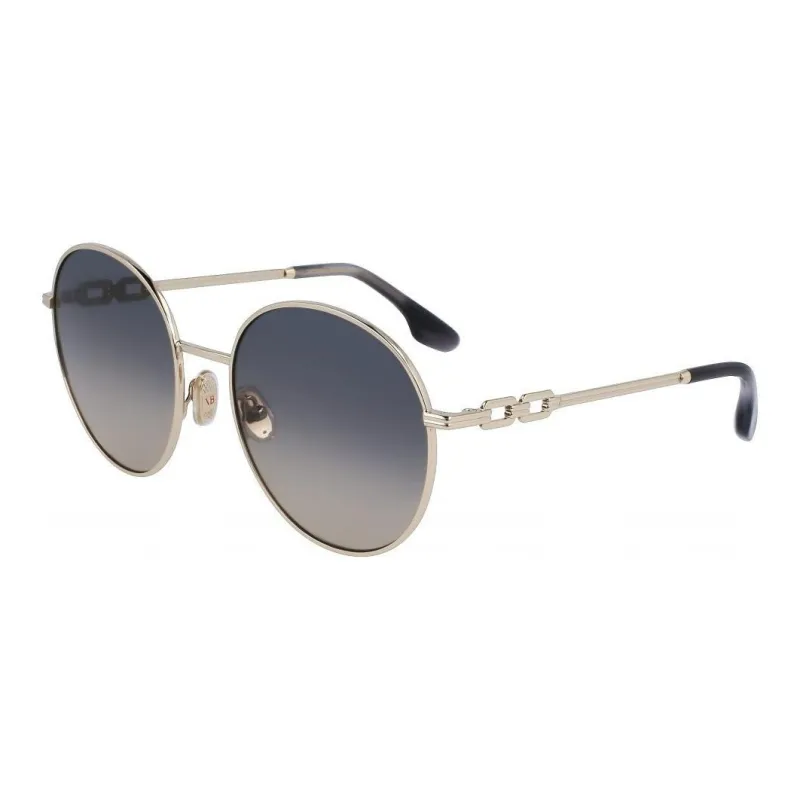 Victoria Beckham Round Sunglasses Women's Silver-0