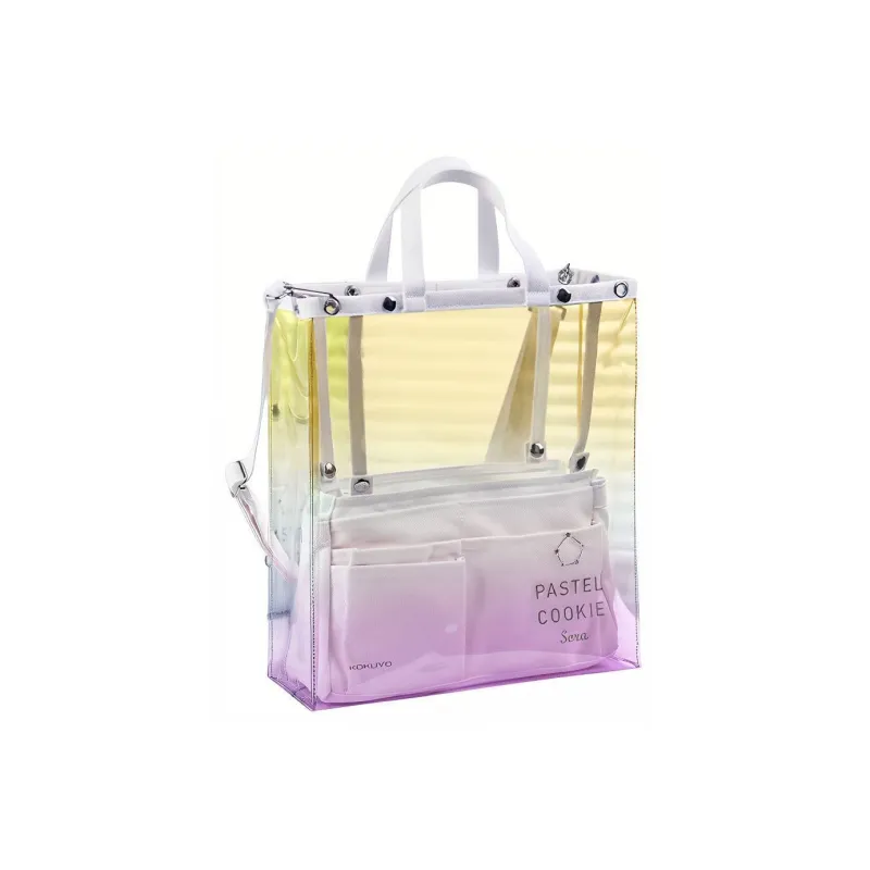 KOKUYO PVC Tote Bag Shopping Bag Shoulder Bags Handbags Regular Unisex Multicolor-22