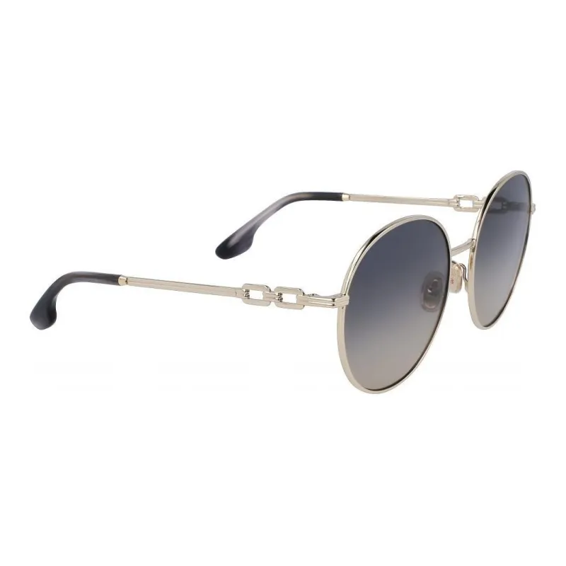 Victoria Beckham Round Sunglasses Women's Silver-2