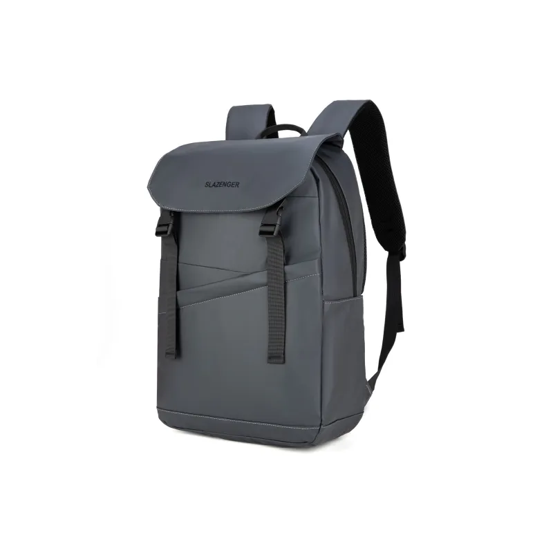 Slazenger Water Resistant Membrana Dermalis Travel Bags Backpack Unisex Black Gray-7