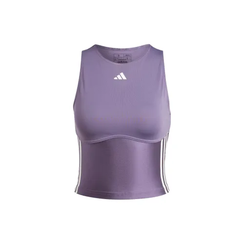 Adidas Tank Tops Women's Dark Gray Violet