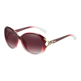 Red Frame with Gradient Red Lens