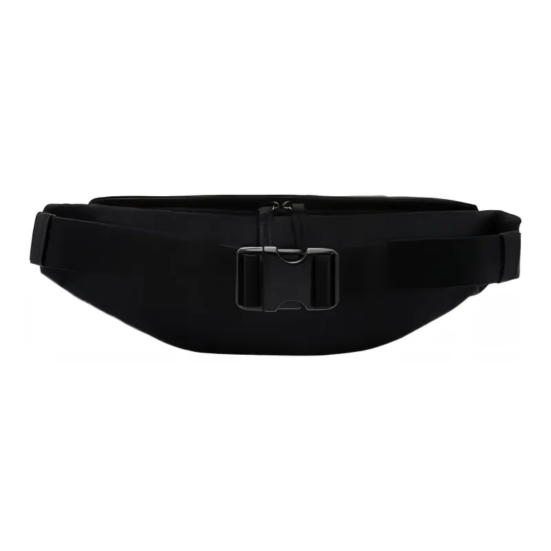 Nike Polyester Fanny Pack Regular Unisex Black With White Embroidery-3