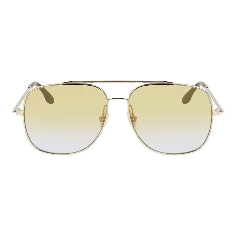 Victoria Beckham Aviator Sunglasses Women's Silver-2