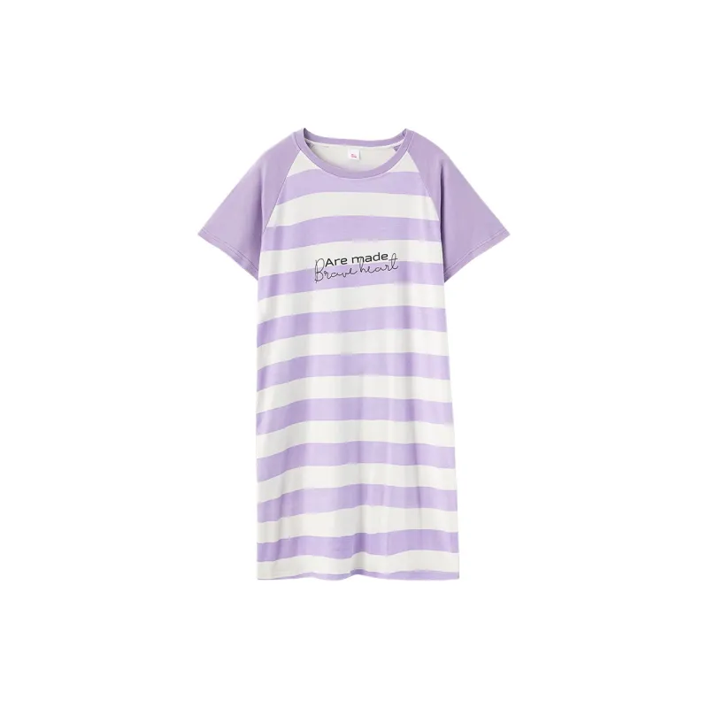 Huggy Kissy Nightgown Women's Light Purple-0