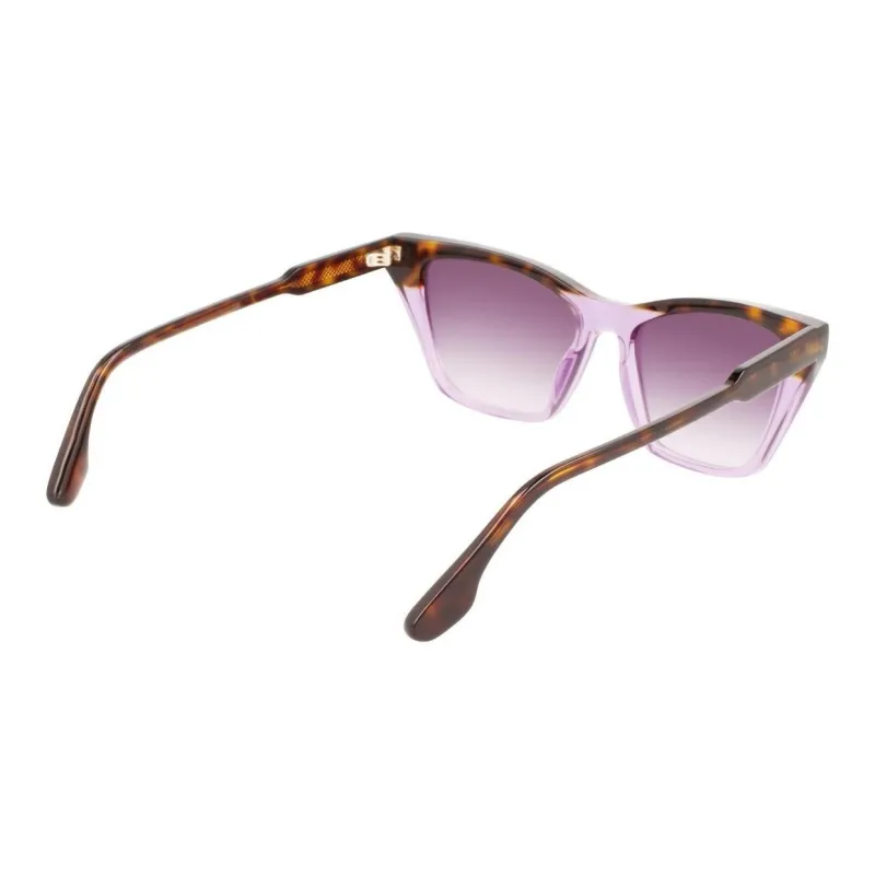 Victoria Beckham Acetate Irregular Shape Sunglasses Unisex Tortoiseshell-5