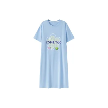 Chun Xi Nightgown Women's Sky Blue