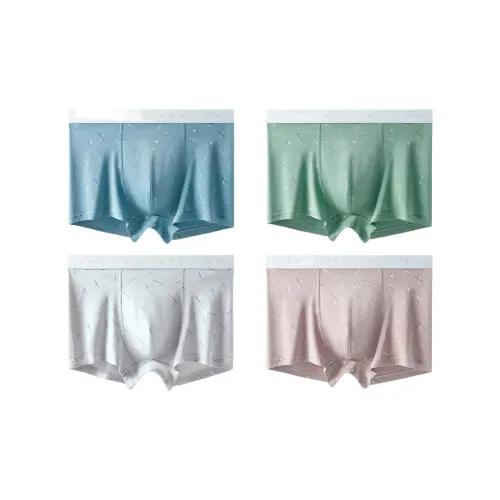 H YXIANG Underpants Men's 4 Pack