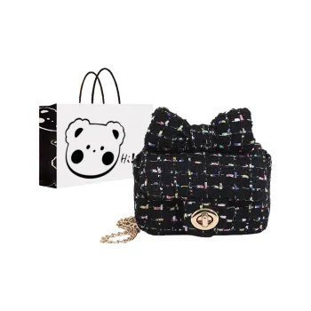 NX DOUGHNUT Fabric Shoulder Bag Crossbody Bag Regular Women's White/Black/Blue/Pink