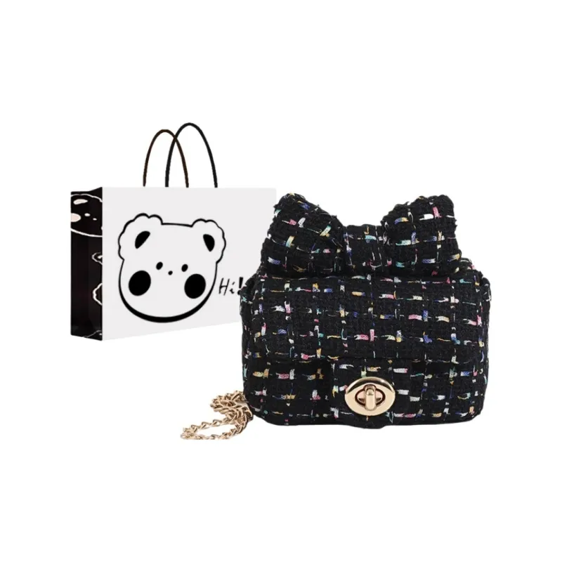 NX DOUGHNUT Fabric Shoulder Bag, Crossbody Bag Regular Women's White/Black/Blue/Pink-0