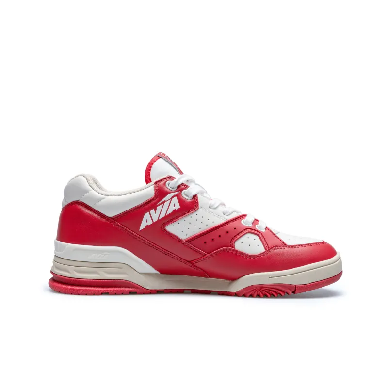 AVIA 855L Series Cushioning Wear Resistant Low Top Vintage Basketball Shoes Men's Red White-1