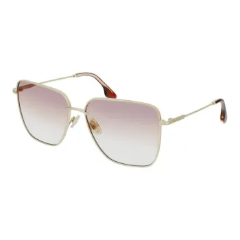Victoria Beckham Irregular Shape Sunglasses Unisex Silver