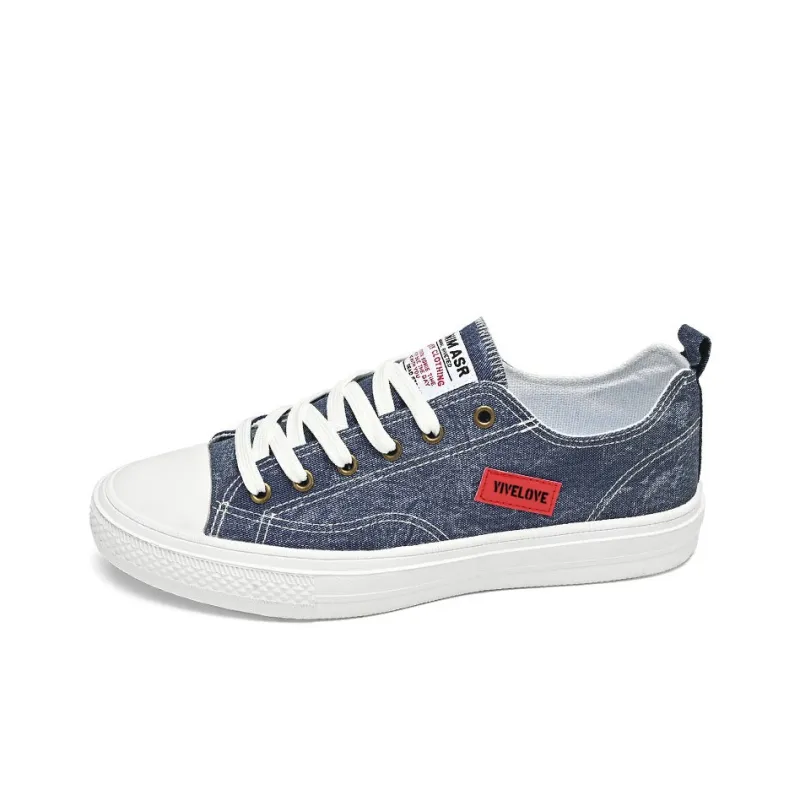 YIVELOVE Anti-Slip And Wear-Resistant Breathable Low-Top Canvas Shoes Men's-1