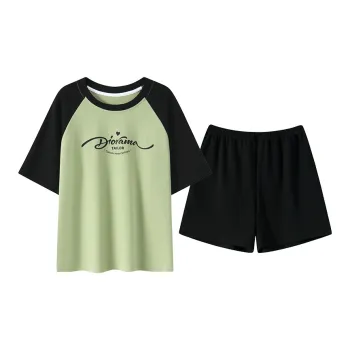 The Story Of The Flower Season Pajama Set Women's Ocean Green