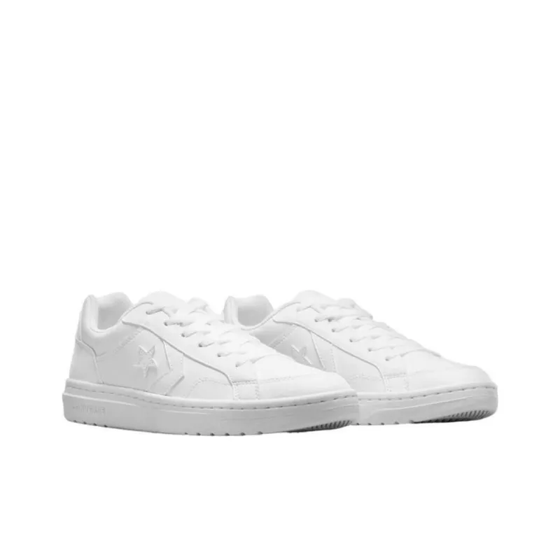 Converse Pro Blaze V2 Slip Resistant Coverage Low Top Skateboard Shoes Men's White-2