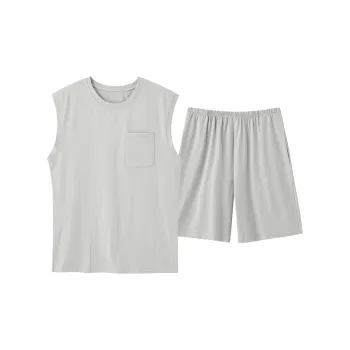 GOSO Pajama Set Men's White Shades