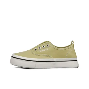 WENPU Anti-Slip Wear-Resistant Breathable Lightweight Low-Top Canvas Shoes Women's