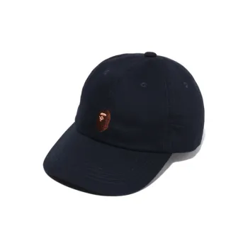 A BATHING APE Head Embroidery Panel Cap Adult