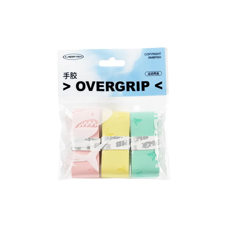 MBFISH Badminton Grip Tape Dopamine Dressing Color Scheme Pink PU Thin 9 Pack-13