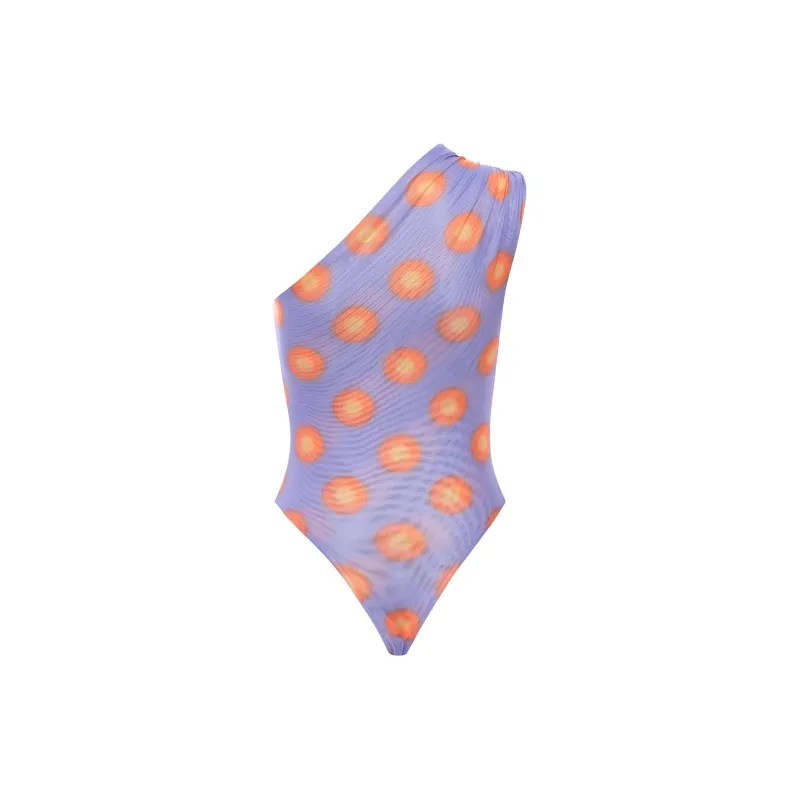 Miaou JADE BODYSUIT Bodysuits Women's Orange Purple-1