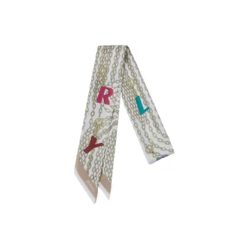 Mulberry Knit Scarf Recycled Polyester Women's Beige