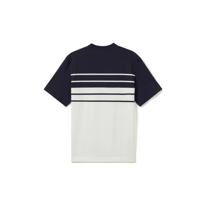 LACOSTE Striped Organic Cotton T shirt-1
