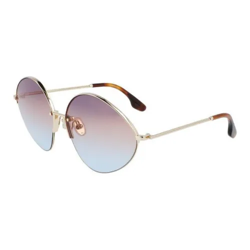 Victoria Beckham Irregular Shape Sunglasses Women's Silver