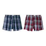 Dark Green Plaid+Red Plaid
