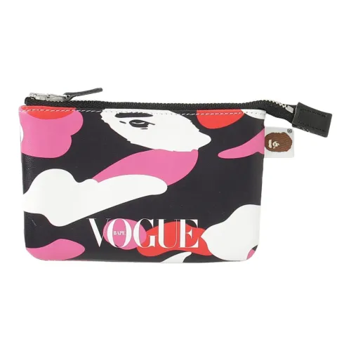 Vogue X A BATHING APE Clutches Black/Pink/White