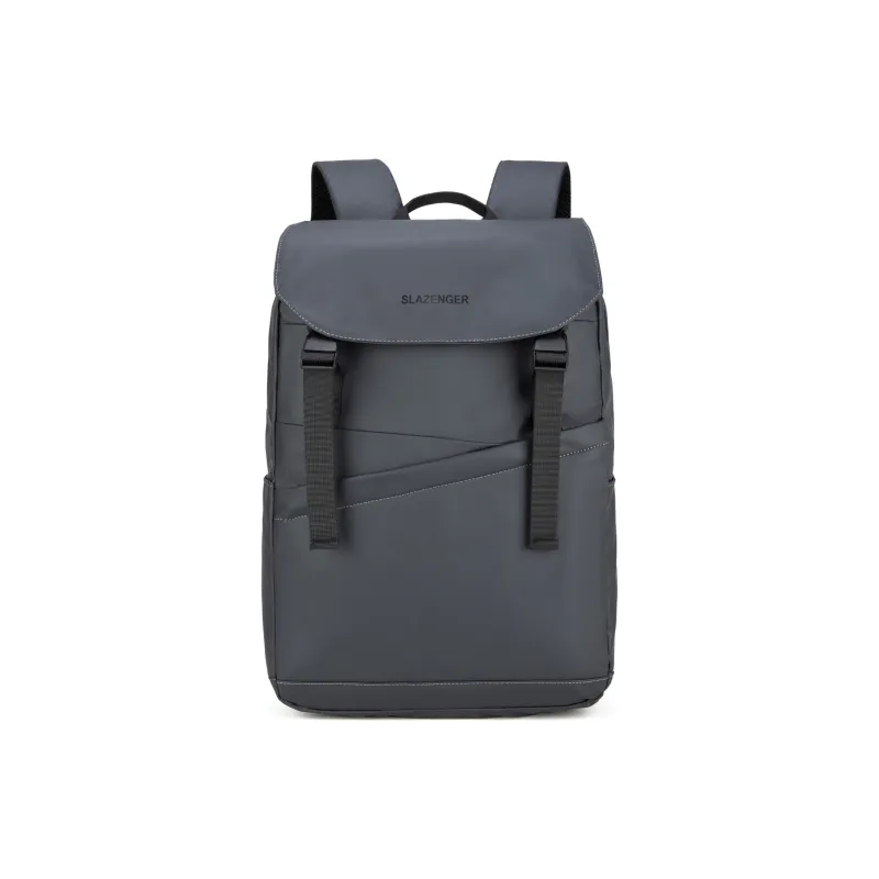 Slazenger Water Resistant Membrana Dermalis Travel Bags Backpack Unisex Black Gray-6