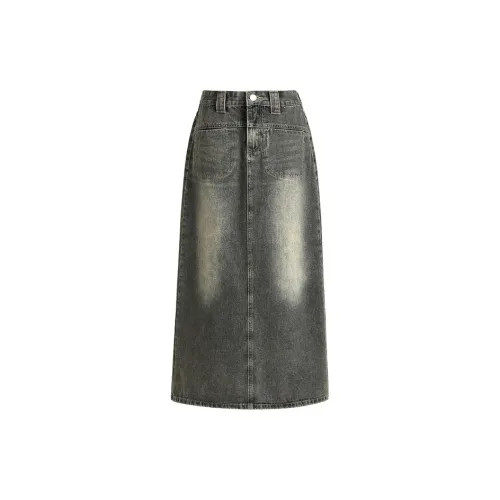 FOREVER 21 Denim Long Skirts Women's