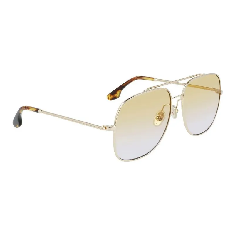 Victoria Beckham Aviator Sunglasses Women's Silver-1
