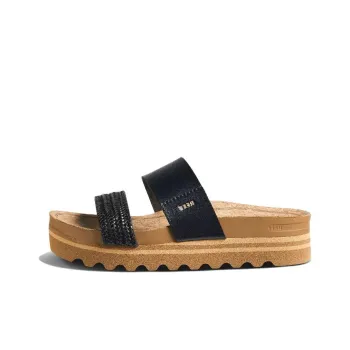 REEF EVA Slip Resistant Abrasion Resistant Slide Slippers Women's Black
