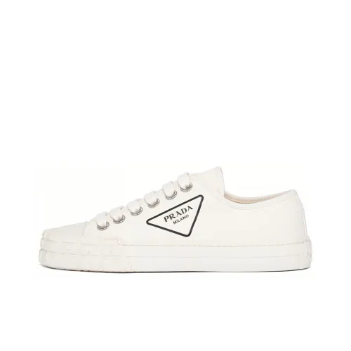 PRADA Stylish Skateboarding Shoes Women's White