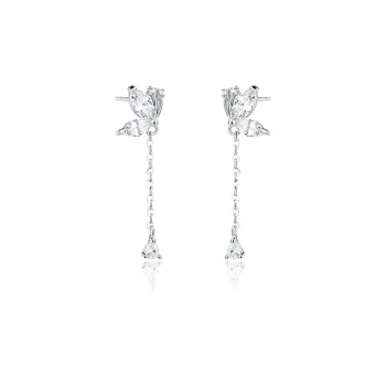 7℃ S925 Silver Drop Earrings Women's