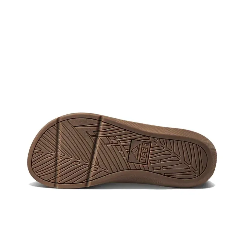 REEF Abrasion Resistant Slip Resistant Flip Flops Men's Black Brown-3