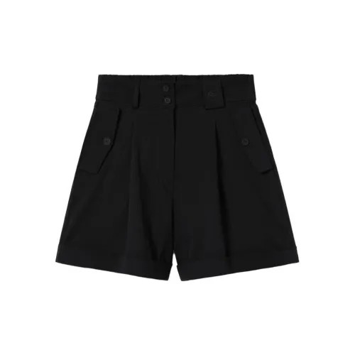 LACOSTE Casual Shorts Women's Black