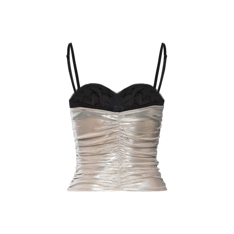 Miaou RENZO TUBE TOP Camisole Women's Silver-1