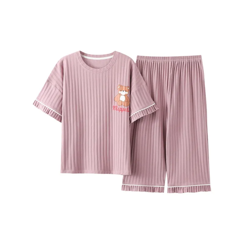 GOSO Pajama Set Women's Purple Shades-0